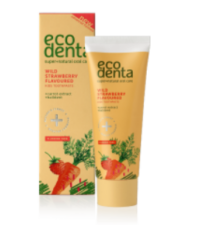 ECODENTA laste hambapasta maasika 75ml
