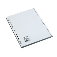 Vahelehed Bantex Strong Line A4, plastik 1-100
