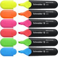 Tekstimarker Schneider Job 1-4,5mm, 6-värvi