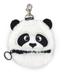 Võtmehoidja-rahakott ZIPIT, Mini Plush Key, panda