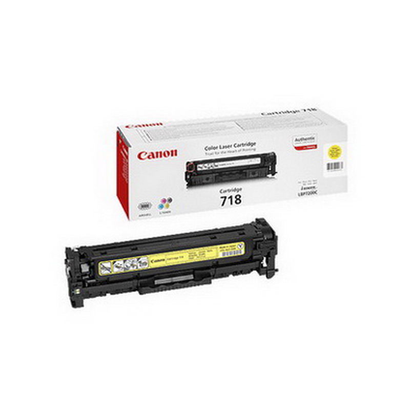 Tooner Canon CRG 718 (2659B002) kollane, 2900lk.