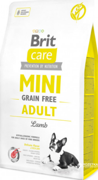 BRIT CARE, Kuivtoit täiskasvanud koertele, väikest kasvu,lammas 2 kg