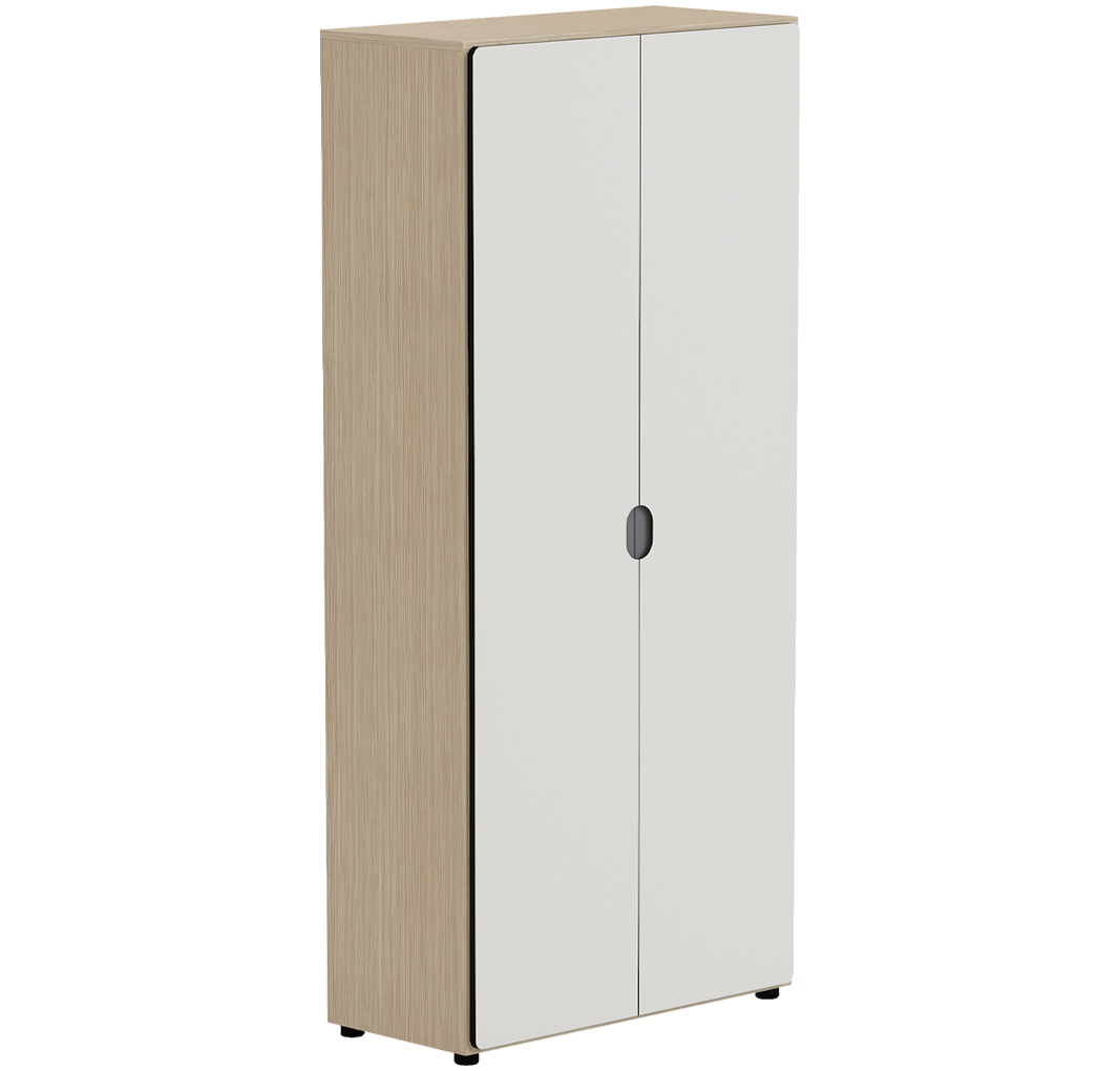 Kapp GRAU Dot 197P, 197x90x42cm, puit/valge