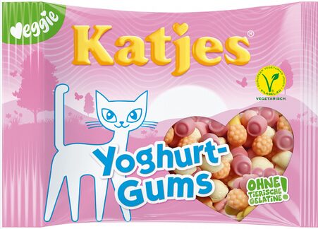 Kummikommid KATJES Yoghurt Gums 175g
