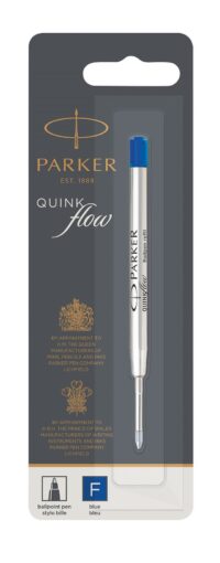 Südamik pastapliiatsile PARKER QUINK FLOW F, 0,5mm, sinine
