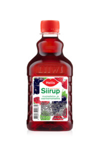Mustsõstra- ja vaarikamaitseline siirup HELIIS 0,5L