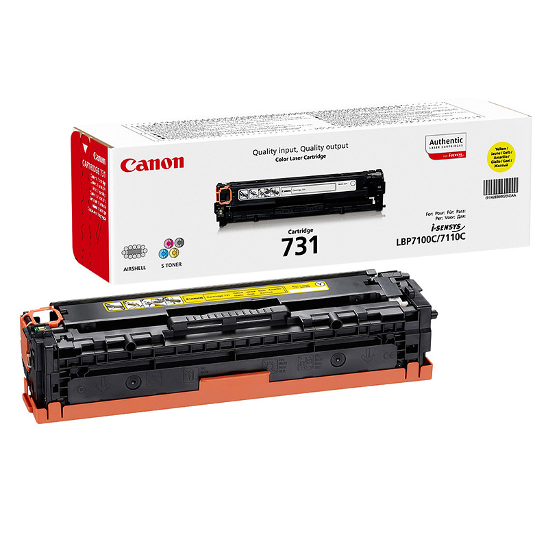 Tooner Canon CRG 731 (6269B002) kollane, 1500lk.