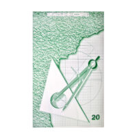 Millimeetripaber KRESKA A4, 80g, 20lehte