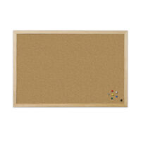 Korktahvel BI-OFFICE BUDGET 60x45 cm, puitraam