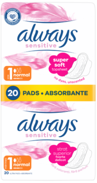 Always Ultra Sensitiv Normal Plus Duo 20tk