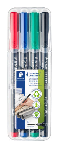 OHP kilemarker STAEDTLER  Lumicolour 318F, 0,6mm, 4 tk.