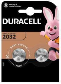 Patarei Duracell 2032, 2 tk