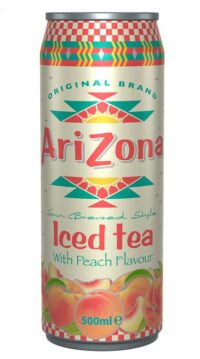 Must tee virsiku maitsega ARIZONA 500ml