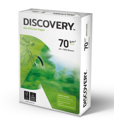 Koopiapaber Discovery A4 70g/m2, 500 lehte 3Re