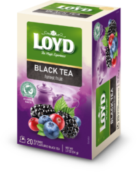 Maitsestatud must tee LOYD marja maitseline 20 x 1.7g