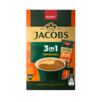 Kohvijook JACOBS Original 3in1,20x12,6g karp