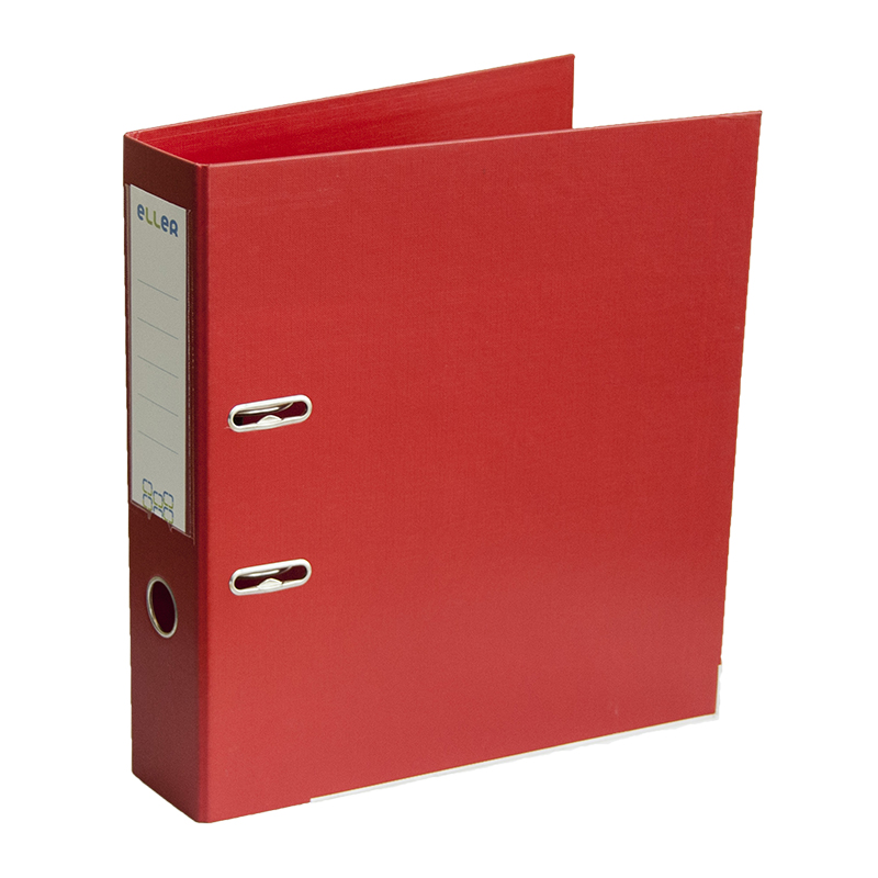 Registraator ELLER A4, 75mm metallist allserv, punane