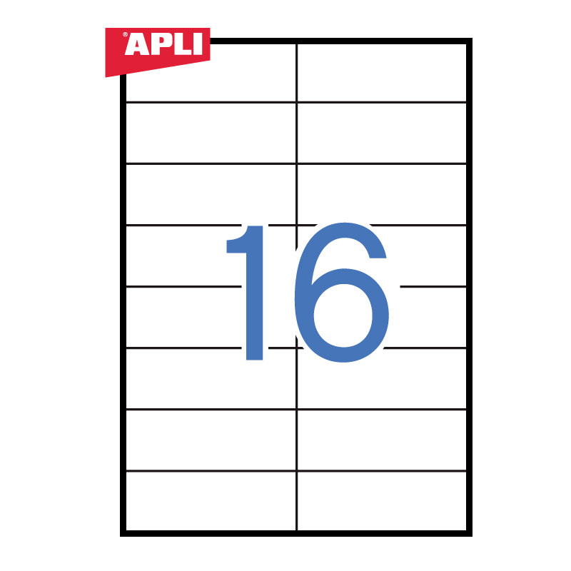 Etiketid Apli ILC iseliimuvad 105 x 37mm 100l/pk