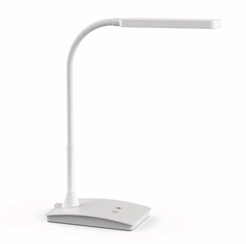 Laualamp, led, MAUL pearly colour vario, reguleeritav, valge