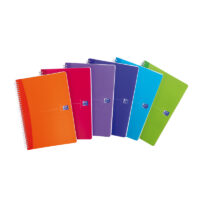 Spiraalköitega kaustik Oxford My Colors A4, 90lehte, ruuduline