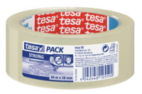 Pakketeip Tesa, 66m x 38mm, läbipaistev, tugev