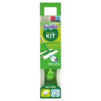 Põrandapuhastuskomplekt SWIFFER vars+puhastuslapid,kuivad 8tk,niisked 3tk