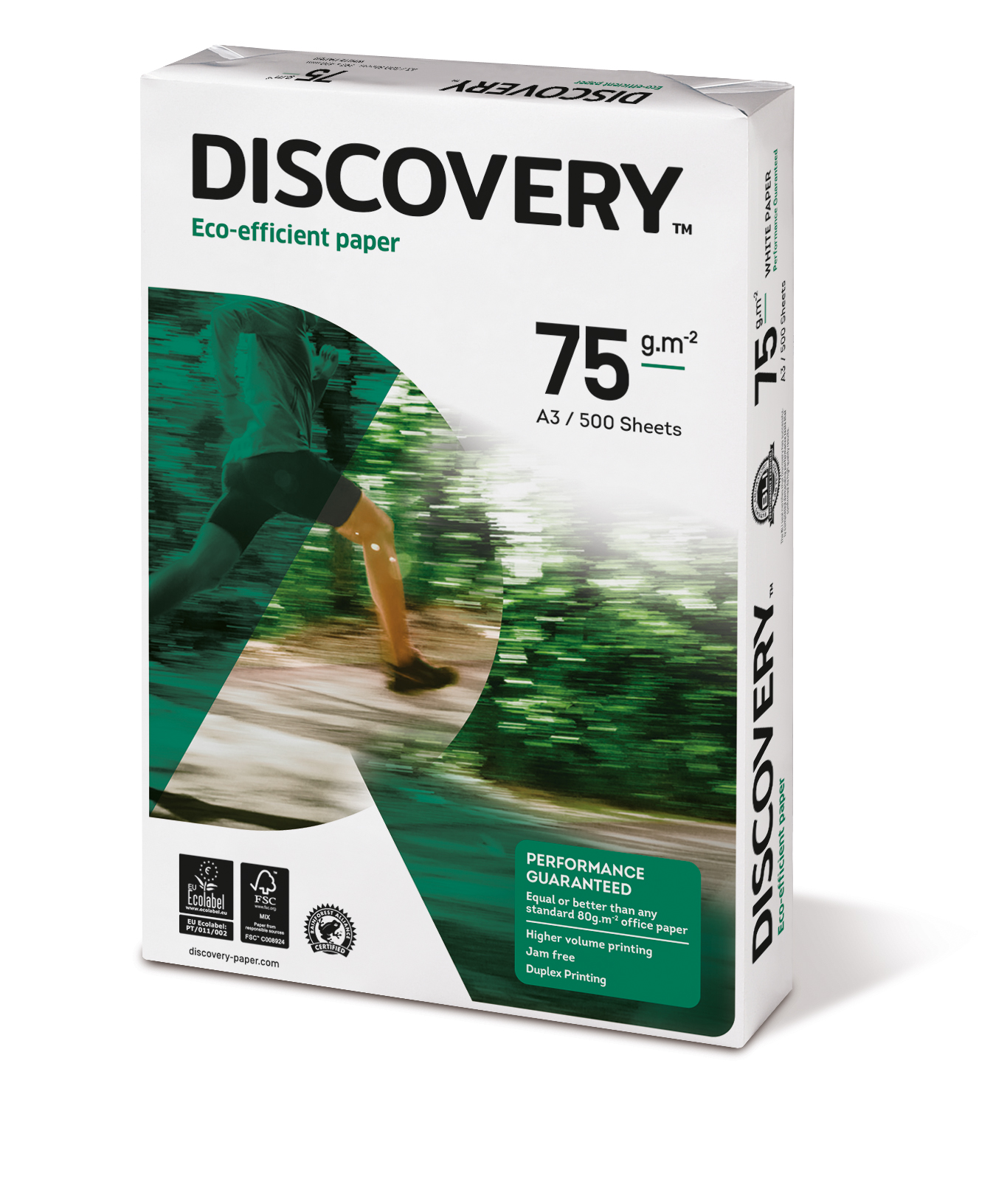Koopiapaber Discovery A3 75g/m2, 500 lehte 3Re