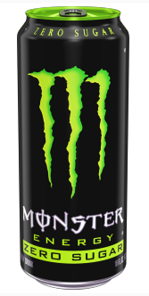 Energiajook MONSTER, Green Zero, 500ml, purk