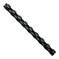Köitespiraalid Fellowes, 32mm, must, 50tk