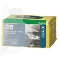 Puhastuslapid TORK Premium W8, 38x30cm, pakendis 40tk kollane