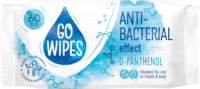 Niisked salvrätikud  GOWIPES Antibact D-Panthenol 60tk