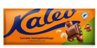 Piimašokolaad KALEV tervete metspähklitega, 190g