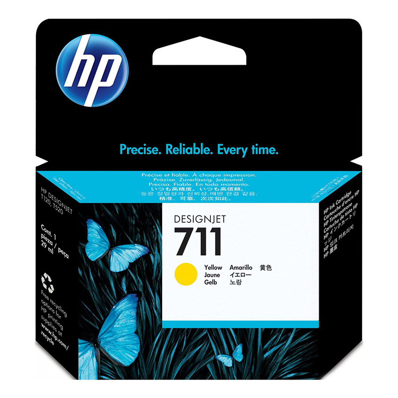 Tint HP CZ132A Nr 711, 29ml, kollane