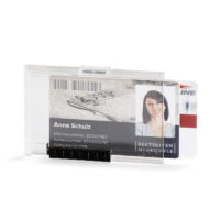 Kaardihoidja Durable Pushbox Duo, 54x87mm, 10tk