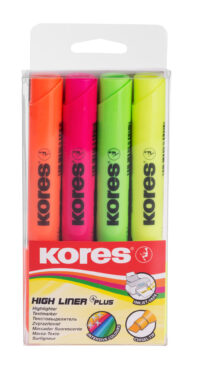 Tekstimarker Kores, 4tk