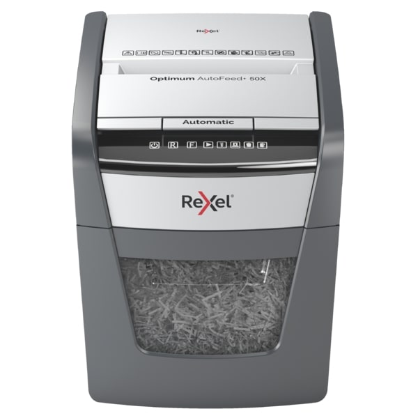 Paberipurustaja Rexel Optimum Autofeed + 50X P4