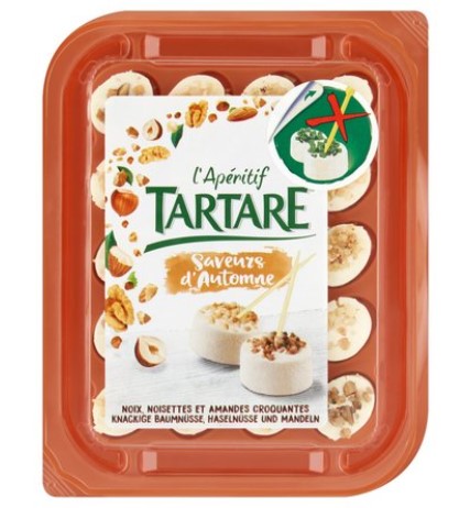 Kodujuustu suupiste "Tartare l'Aperitif Nuts" 100g