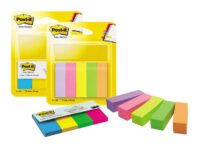 Indeksid paberist Post-it 670-5 15x50mm, 5 värvi x 100 lehte