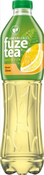 Jäätee FUZE TEA, roheline tee tsitrusega, 1,5l