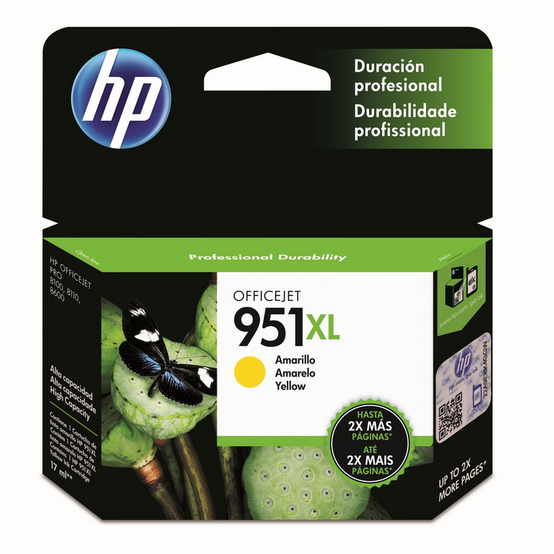 Tint HP CN048A Nr.951XL, 1500 lehte, kollane