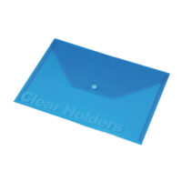 Kileümbrik trukiga Panta Plast ,A4, läbipaistev/sinine