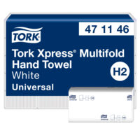Lehtpaberrätikud Tork Xpress Multifold, 2-kih, 23.4x21.3 cm, 190 lehte, valge(H2) 471146