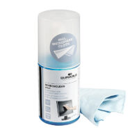 Ekraanipuhastusvahend Durable Screenclean Spray, 200ml koos mikrokiudlapiga