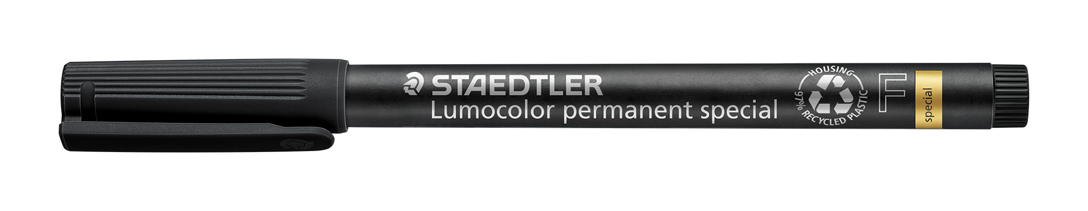 Marker permanentne Staedtler Lumocolor 319 special F/0,6 mm, must