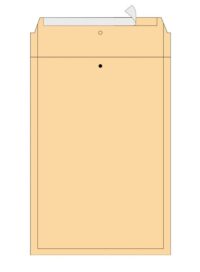 Turvaümbrik AirPro, H18, Nr.8, sisem. 270x360 mm, pruun