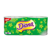 Tualettpaber Gruine Diona, 3-kihiline, 140 lehte rullis, valge, 8 rulli pakis