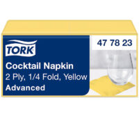 Salvrätikud TORK Advanced, 2-kih, 24x24cm, 200l/pk, kollane