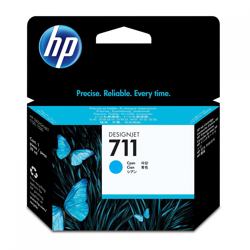 Tint HP CZ130A Nr 711, 29ml, CY tsüaan