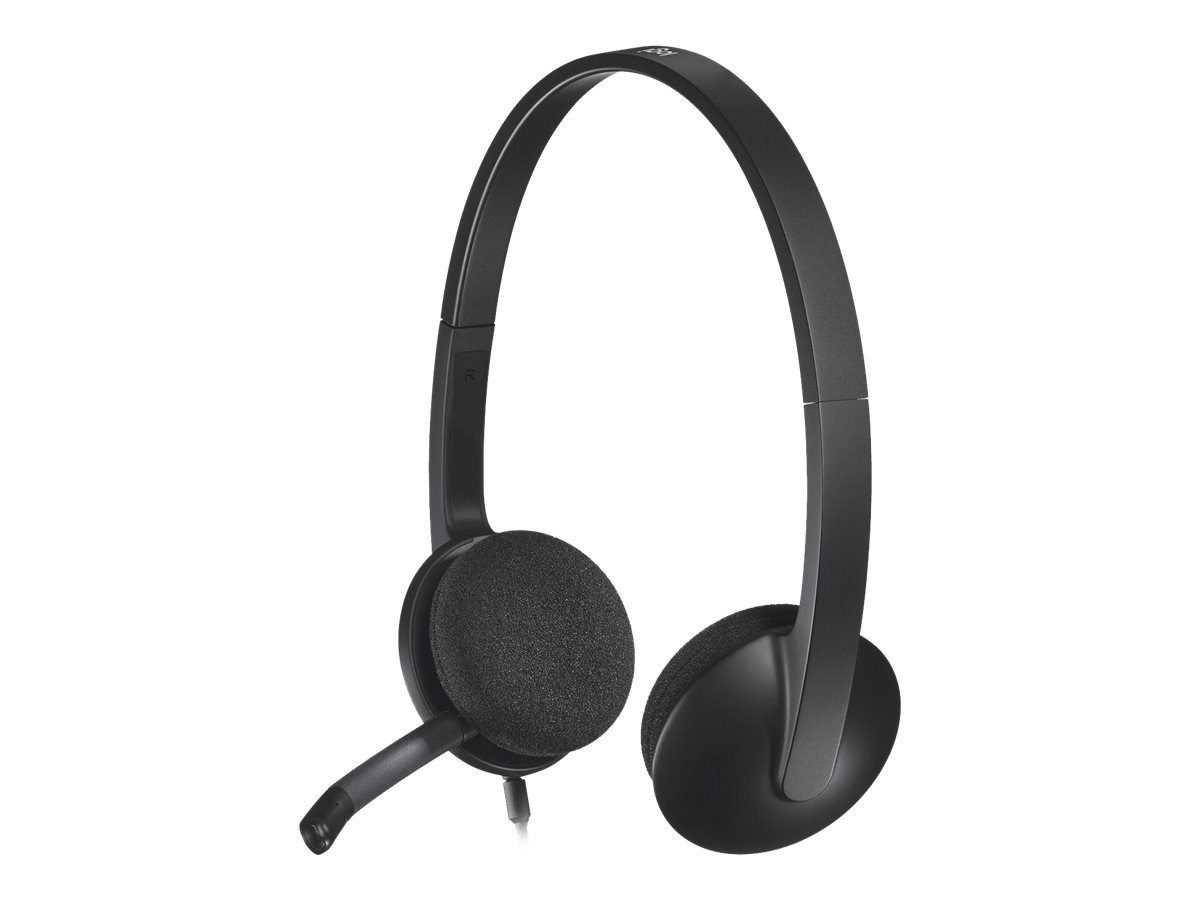 Kõrvaklapid Logitech H340 USB, must