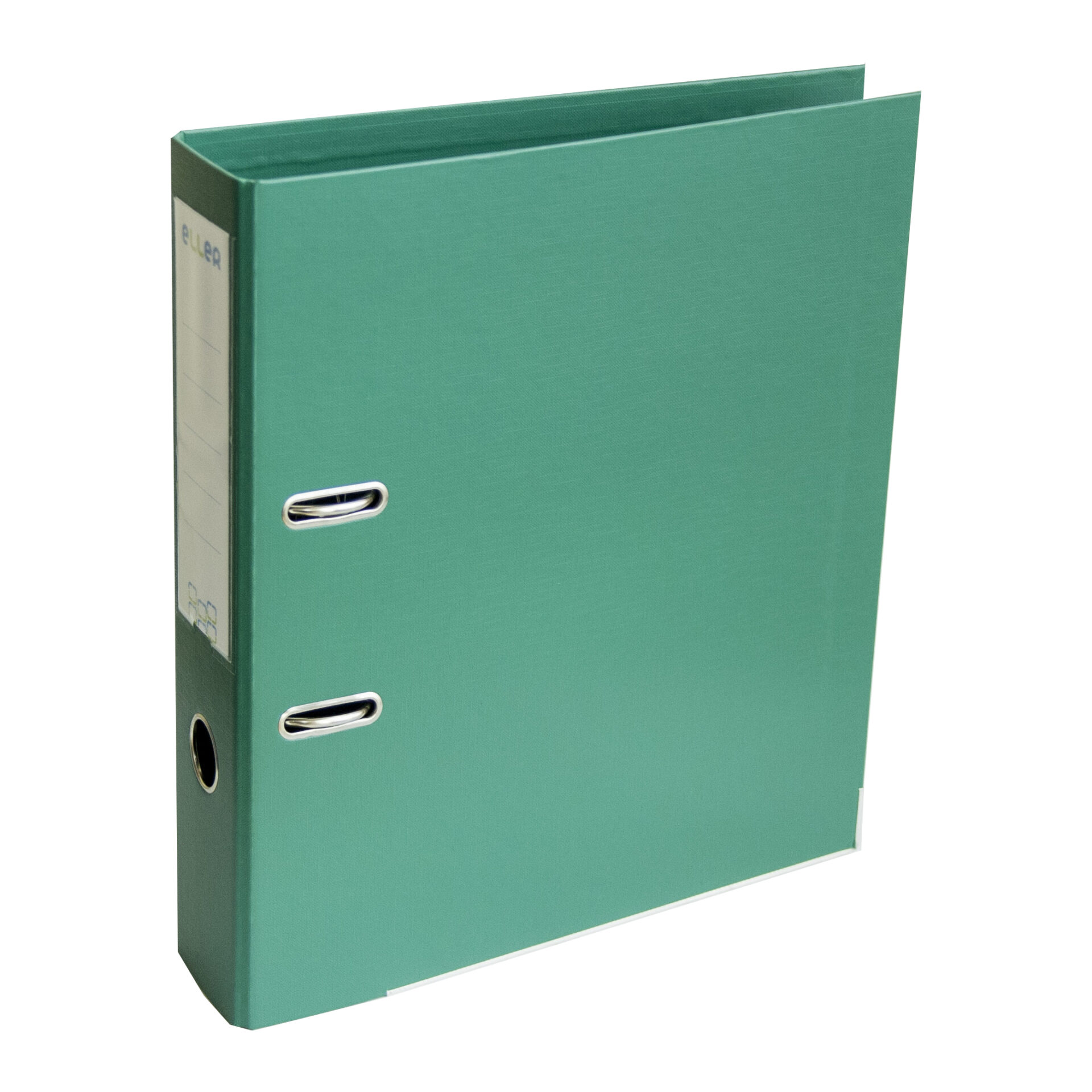 Registraator ELLER A4, 75mm metallist allserv, roheline